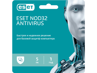 ESET NOD32 Antivirus 5 PC 1 YEAR | НОД32