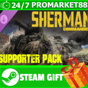 ️ALL COUNTRIES️ Sherman Commander Supporter Pack STEAM