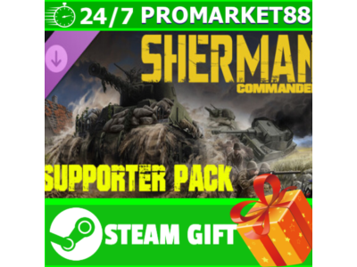 ️ALL COUNTRIES️ Sherman Commander Supporter Pack STEAM