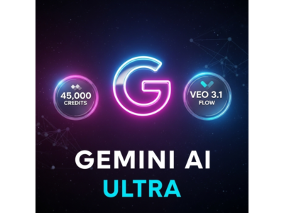 ⚡ Google Gemini AI Ultra | Veo 3.1 + Flow | 45000 Credits | Гарантия 20 дней
