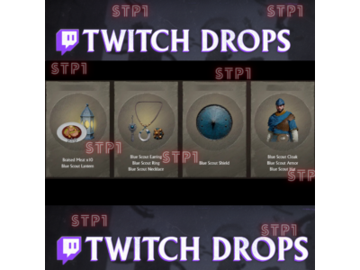 Crimson Desert Week#1+2 21 предметов Blue Scout Bundle Все Twitch Drops