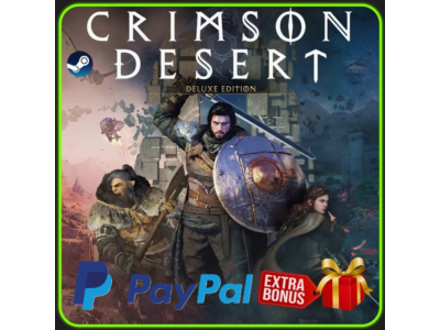 CRIMSON DESERT DELUXE Ed. | NO GUARD | ALL DLC | STEAM | PAYPAL