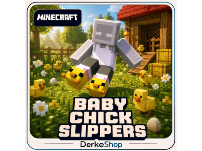 Minecraft Baby Chick Slippers➤Region Free Key➤Java/Bedrock