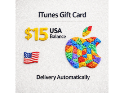 🍎 Apple Gift Card $15 США — Официальный Цифровой Код | Моментальная Доставка ⚡