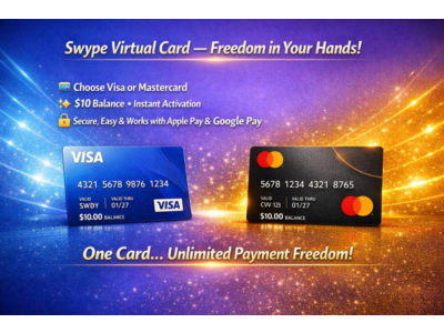 💳 Swype Цифровая карта | Баланс $10 🌍 | Быстро и безопасно | Действует 3 года 🛍️