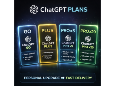ChatGPT Plus | Go | Услуга активации/продления Pro (регистрация не требуется, быстро)
