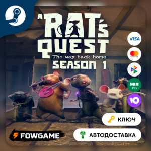 🔵 A Rat's Quest - The Way Back Home | Season 1 (RU+CIS) 🔑STEAM KEY