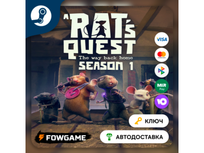 🔵 A Rat's Quest - The Way Back Home | Season 1 (RU+CIS) 🔑STEAM KEY