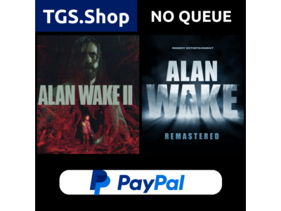 Alan Wake 2 Deluxe + Alan Wake Remastered ALL DLC | Epic Games | PAYPAL