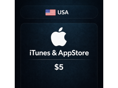 🍎 Подарочная карта Apple iTunes (USA) 5$
