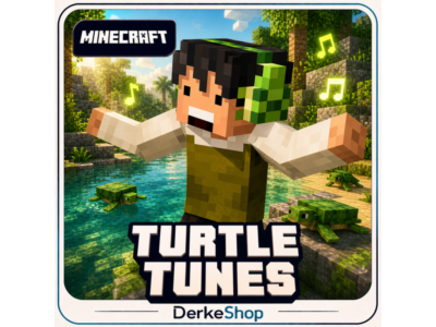 Майнкрафт скин Turtle Tunes | Твич Дропс | Region Free Key | Java/Bedrock