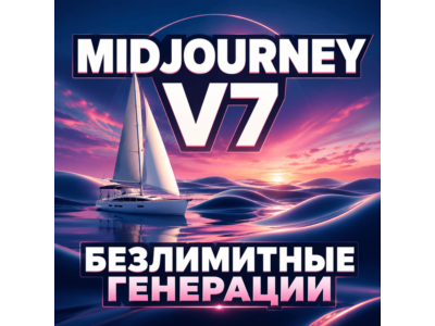 MIDJOURNEY V7 ПОДПИСКА БЕЗЛИМИТ НА ВАШ АККАУНТ DISCORD