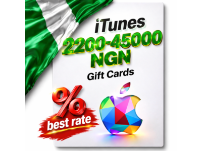 Подарочная карта iTunes (Нигерия) — 2200, 14900, 9900. Автоматическая доставка.