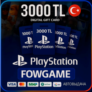 ✅ 3000 TRY КАРТА ПОПОЛНЕНИЯ 🔵TRY PSN ТУРЦИЯ