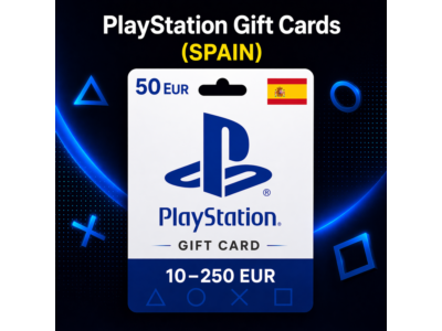 PlayStation Gift Cards Испания (ES) 10–250 EUR | Коды пополнения PSN