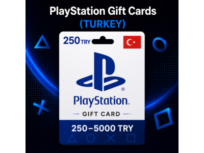 PlayStation Gift Cards Турция (TR) 250–5000 TRY | Коды пополнения PSN