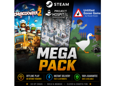 Overcooked! 2, Project Hospital, Untitled Goose Game / Steam / Оффлайн / Без Очереди