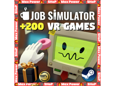 Job Simulator VR + Half-Life: Alyx + 200 VR игр оффлайн аккаунт Steam