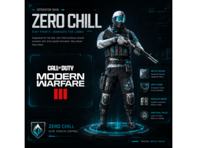 Ключ активации для скина оператора Zero Chill в Call of Duty MW3