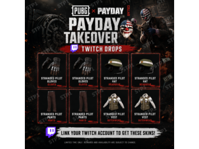 Челлендж стримера PUBG PAYDAY Challenge💎4/4 Застрявший пилот Srt Twitch Drop