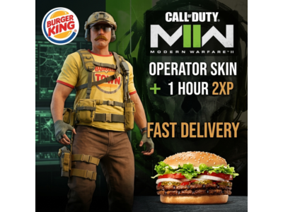 Call of Duty®: Modern Warfare® II Burger King Operator Skin | +1 час 2XP