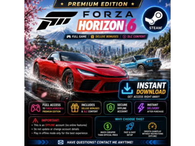 Forza 6 PREMİUM Edition оффлайн Steam аккаунт | Полная игра + DLC | Быстрая доставка