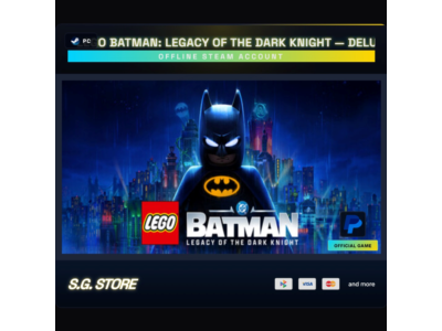 ❤️ LEGO Batman: Legacy of the Dark Knight — Deluxe Edition Steam Offline Instant Ship