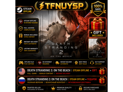✨  Death Strandıng 2: On The Beach| Steam Offline + ПОДАРОК