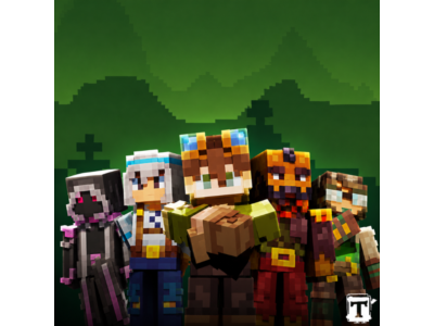 Minecraft Tubbo&acute;s RealmSMP RPG 13 скинов с КЛЮЧАМИ / КОДАМИ Java и Bedrock