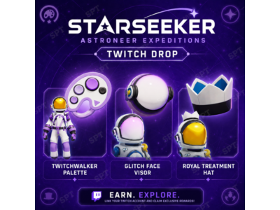 STARSEEKER: Astroneer Expeditions Early Access — Twitch Drop, все 6 из 6 предметов