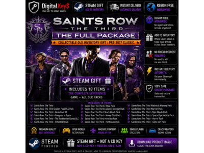 🌍 Saints Row: The Third - The Full Package — Steam Gift / Без региона / Worldwide