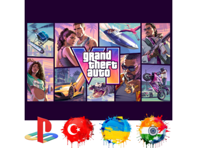 Grand Theft Auto VI GTA 6 PS5 Предзаказ/ТУРЦИЯ/УКРАИНА/ИНДИЯ/PS