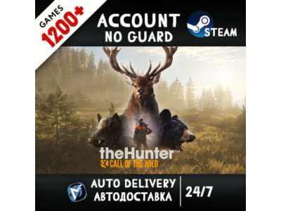 theHunter: Call of the Wild + 1200 ИГР STEAM АККАУНТ