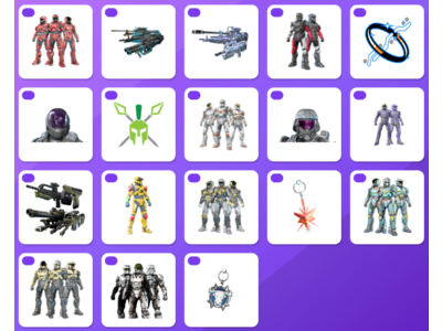 Halo Infinite Twitch bundle — Sangheili Suns Armors, Hamma Dream Weapons +16 more (20