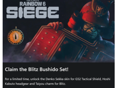 Rainbow Six Siege — Blitz Bushido Set DLC