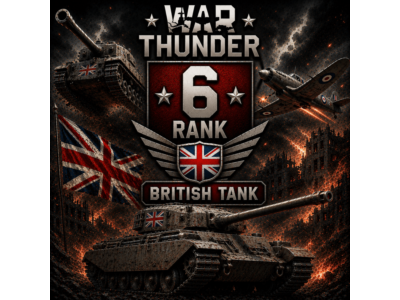 🔥 War Thunder 6 РАНГ / УРОВЕНЬ БРИТАНИЯ | АВИАЦИЯ | ГАРАНТИЯ | WarThunder 🔥
