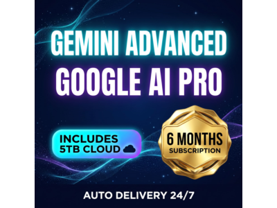 Google AI Pro 6 Месяцев | Gemini Ссылка Активации | Авто 24/7