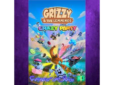 ☀️Grizzy and the Lemmings - Crazy Party XBOX