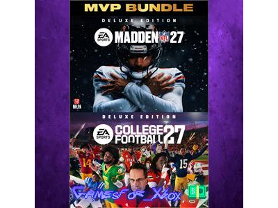 ☀️EA SPORTS MVP Bundle College Football 27 Deluxe Edition & Madden NFL 27 Deluxe XBOX