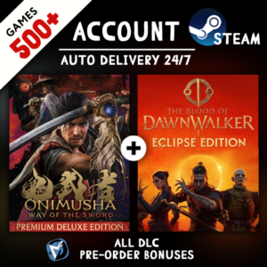 Onimusha: Way of the Sword + The Blood of Dawnwalker + 500 ИГР STEAM АККАУНТ
