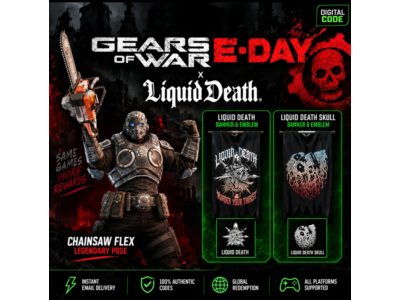 Gears of WAR E-Day Liquid DEATH Chainsaw Flex SKIN DLC Global Xbox/Steam ключ