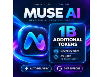 Muse AI 1 млрд токенов | Личный аккаунт | Автовыдача 24/7