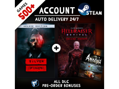Silver Pines - Deluxe Edition + Clive Barker's Hellraiser: Revival + 500 ИГР STEAM