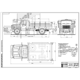 Drawing GAZ-3307