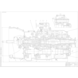 Drawing gearbox KAMAZ-55111