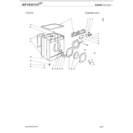 service manual washing machine INDESIT WDN 2067