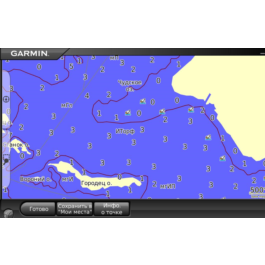 Map of the Pskov-Peipsi Lake for GARMIN