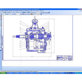 Drawing gearbox GAZ-3307