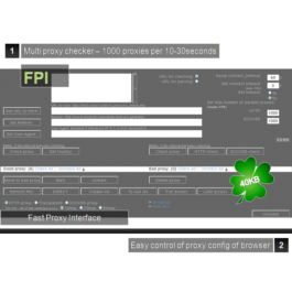 FPI - Fast Proxy Interface = proksiCheker, cURL multi