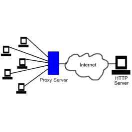 The list of anonymous proxy servers